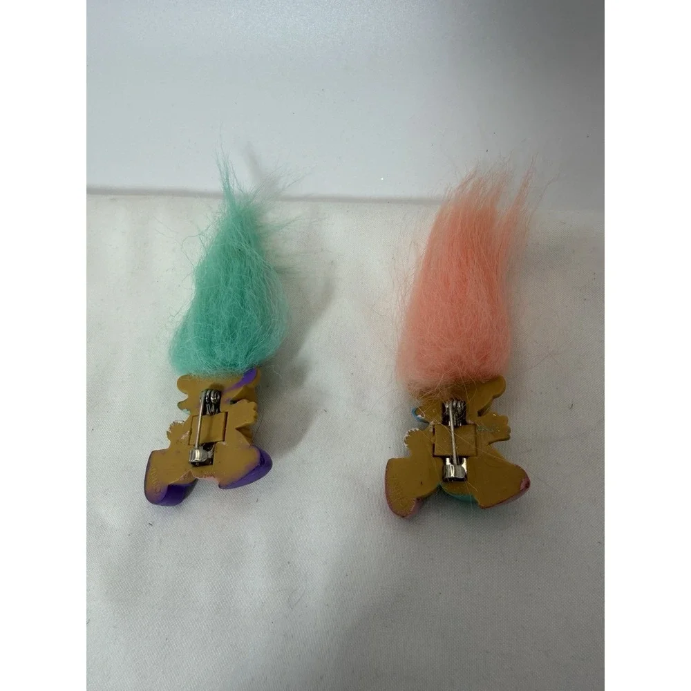 Wacky Wabbit Trolls Pin Easter Bunny Basket Mini Vintage Russ Brooch